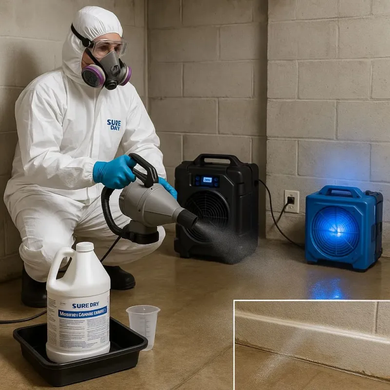 Sanitization and Odor Removal process in Perry Hall, MD